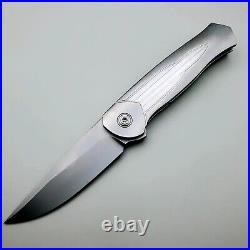 Richard Rogers Custom AYU Knife /CTS-XHP /Milled Titanium Super Rare collector