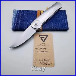 Richard Rogers Custom AYU Knife /CTS-XHP /Milled Titanium Super Rare collector