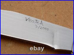 Richard Veatch Custom Folding Knife with Horn Handle