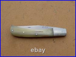 Richard Veatch Custom Folding Knife with Horn Handle