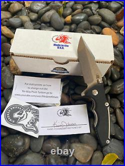 Rick Hinderer Knives RHK Eklipse 3.0 Harpoon Spanto Knife TriWayPivot Black G10