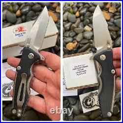 Rick Hinderer Knives RHK Eklipse 3.0 Harpoon Spanto Knife TriWayPivot Black G10