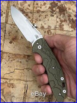 Rick Hinderer Knives Slipjoint TOPO Pocket Knife For TAD Gear Tit/G10