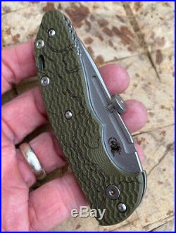 Rick Hinderer Knives Slipjoint TOPO Pocket Knife For TAD Gear Tit/G10