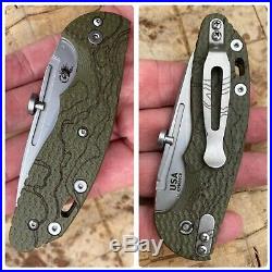 Rick Hinderer Knives Slipjoint TOPO Pocket Knife For TAD Gear Tit/G10