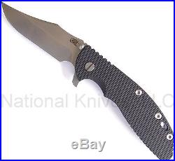 Rick Hinderer Knives XM-24 Bowie, 4 S35VN Blade, Black G-10 Authorized Dealer