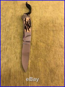 Ron Lake -interframe Tail Lock Stag Custom Folding Knife. Original