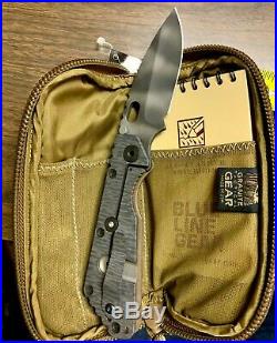 STRIDER KNIFE, NEVER BUT USED ARE SHARPENED WithCASE