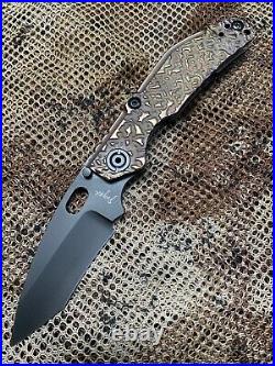 STRIDER KNIVES Duane Dwyer Custom BBNM TANTO V GRIND XHP Molten Series