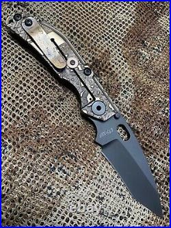 STRIDER KNIVES Duane Dwyer Custom BBNM TANTO V GRIND XHP Molten Series