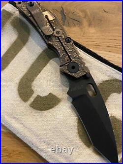 STRIDER KNIVES Duane Dwyer Custom BBNM TANTO V GRIND XHP Molten Series
