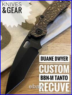 STRIDER KNIVES Duane Dwyer Custom BBNM TANTO V GRIND XHP Molten Series