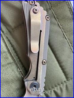 STRIDER KNIVES Duane Dwyer Custom SnG Full Ti Bronze anodized. PSF27 steel