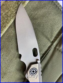 STRIDER KNIVES Duane Dwyer Custom SnG Full Ti Bronze anodized. PSF27 steel