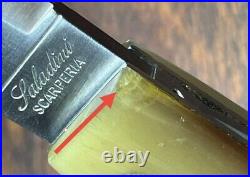 Saladini Of Scarperia Italy Tre Pianelle Ox Horn Knife