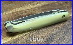 Saladini Of Scarperia Italy Tre Pianelle Ox Horn Knife