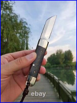 Sandvik Steel Blade Folding Knife Tactical Outdoor Camping EDC Tool with Sheath
