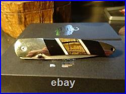 Santa Fe Stoneworks 4 Pocket Knife 1-bl Spear Point Sfs70opm Mammoth Jet Mop