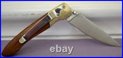 Santa Fe Stoneworks Vein Turquoise Handle Liner Lock Folding Knife WithPocket Clip