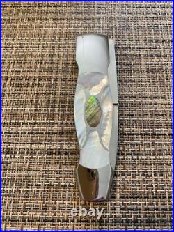 Sawby knife mother of pearl folding dagger
