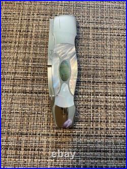 Sawby knife mother of pearl folding dagger