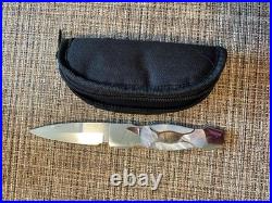 Sawby knife mother of pearl folding dagger