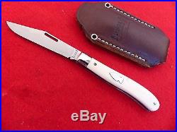 Scagel Custom Gladstone USA mint/Box withsheath Fruitport Clip trapper knife