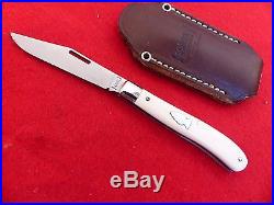 Scagel Custom Gladstone USA mint/Box withsheath Fruitport Clip trapper knife