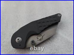 Scorpion 6 Bensag 500, CTS-XHP, Black G-10, Partial Frag Pattern, 2 7/8 Knife