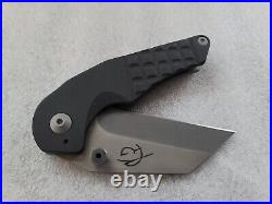 Scorpion 6 Bensag 500, CTS-XHP, Black G-10, Partial Frag Pattern, 2 7/8 Knife