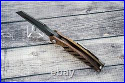 Scorpion 6 Knives Custom Mektig, CPM 154, Bronze/Purple Anodized Titanium