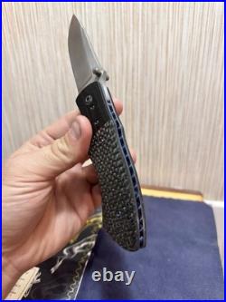 Sean O'Hare Dihedral Lightening Strike Carbon Fiber/G10 Custom Knife