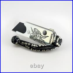 Ship John X Good Art Hlywd Little Cutter Knife Bull Solid 925 Silver Very Rare