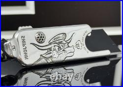 Ship John X Good Art Hlywd Little Cutter Knife Bull Solid 925 Silver Very Rare