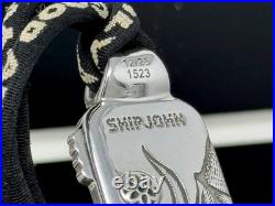 Ship John X Good Art Hlywd Little Cutter Knife Bull Solid 925 Silver Very Rare