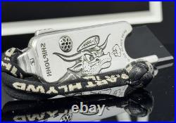 Ship John X Good Art Hlywd Little Cutter Knife Bull Solid 925 Silver Very Rare