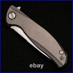 Shirogorov F95 Zero M390 Blade Titanium Handle Mrbs