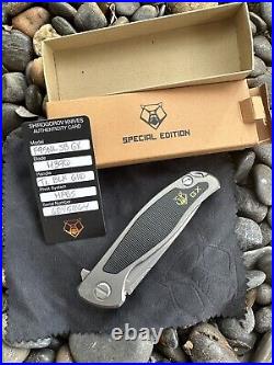 Shirogorov Knives F95NL USN GX 2018 GITD Special Edition #13/35 MRBS M390