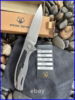 Shirogorov Knives F95NL USN GX 2018 GITD Special Edition #13/35 MRBS M390