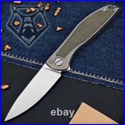 Shirogorov Neon Nl Elmax Blade Micarta Green Edc Knife Video