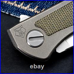 Shirogorov Neon Nl Elmax Blade Micarta Green Edc Knife Video