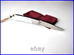 Small Pre Owned Lockback Gent's folder by Wayne Valachovic in Mint Cond