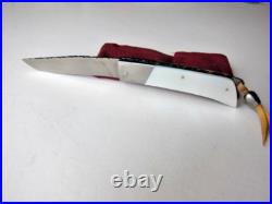 Small Pre Owned Lockback Gent's folder by Wayne Valachovic in Mint Cond