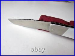 Small Pre Owned Lockback Gent's folder by Wayne Valachovic in Mint Cond
