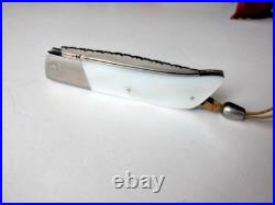 Small Pre Owned Lockback Gent's folder by Wayne Valachovic in Mint Cond