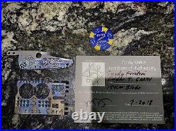 Snody titanium knife and crisis card