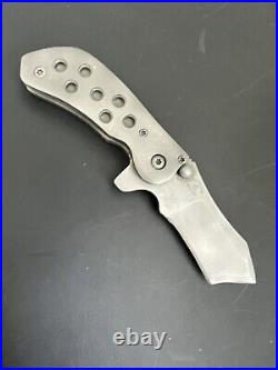 Southpawknives Pug Proto 2 Custom Handmade Lefty Flipper Knife One Of A Kind