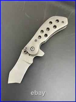 Southpawknives Pug Proto 2 Custom Handmade Lefty Flipper Knife One Of A Kind