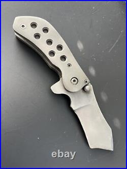 Southpawknives Pug Proto 2 Custom Handmade Lefty Flipper Knife One Of A Kind