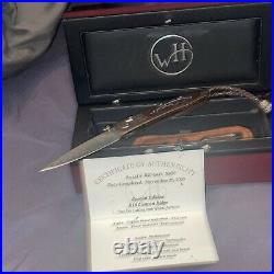 Special Edition William Henry Knife #39/50 One Of A Kind